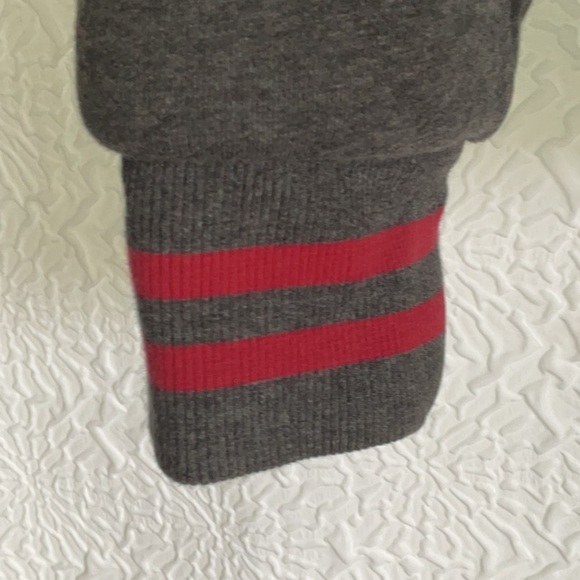 Hugo Boss Red and Gray Zip Up hoodie Sherpa lined - Picture 5 of 10